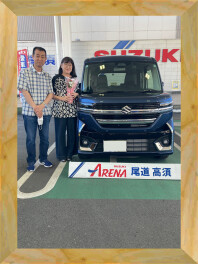 ★納車★スペーシア　カスタム　HYBRID　XS　ターボ