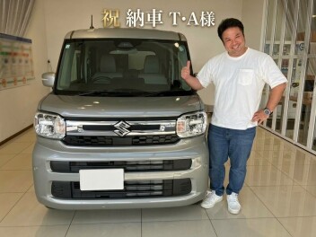 【スペーシア】T・A様　ご納車おめでとうございます！