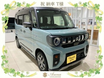 【スペーシア】T様ご納車おめでとうございます！お気に入りのオフブルー