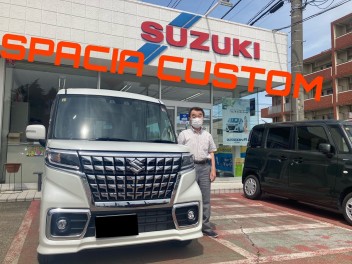 スペーシアカスタムご納車です！！