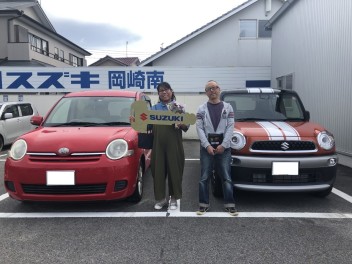 Ｓ様　クロスビーご納車おめでとうございました！