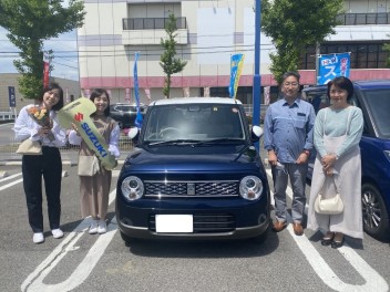 Ｆ様　ラパンご納車おめでとうございました！