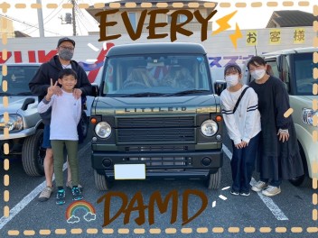 エブリィ　DAMD　little D.ご納車おめでとうございます☆