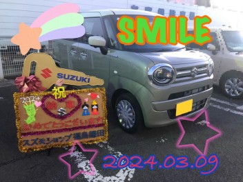スズキショップ福島鎌田☆スマイルご納車です☆