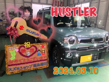 スズキショップ福島鎌田☆HUSTLER j STYLEⅡご納車です☆