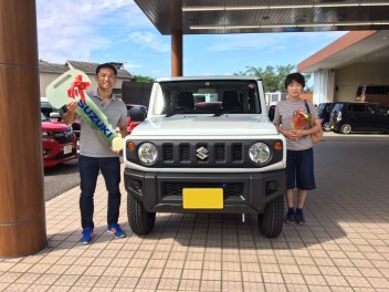 I様ジムニー納車おめでとうございます！