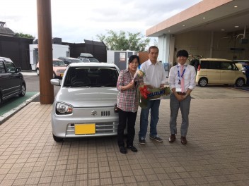 Ｓ様アルト納車おめでとうございます！