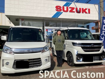 スペーシアカスタムご納車です！！