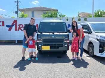 スーパーキャリィXリミテッドのご納車おめでとうございます！