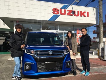 ソリオご納車です！！