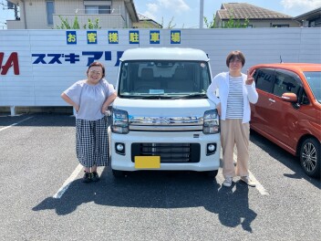 エブリィワゴンご納車おめでとうございます！