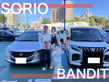 Ｎ様ソリオバンディットご納車　担当とどかわ