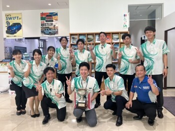 アリーナコザ・受注達成率コンテスト２か月連続ナンバー１　！！！