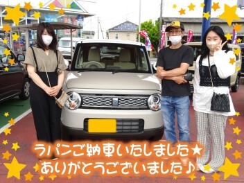 ラパンモード☆ご納車いたしました♪