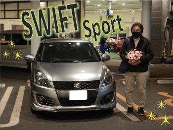 スイフトスポーツご納車させていただきました☆彡
