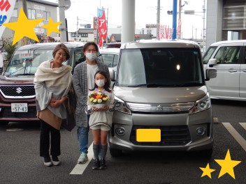 スペーシアカスタムご納車させていただきました☆彡