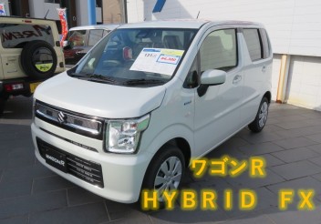 ワゴンＲ（ワゴンＲスマイルじゃないよ）の展示車入庫しました！