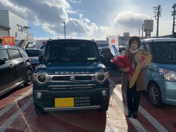 O様にハスラーご納車させて頂きました