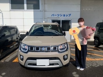 N様にイグニスをご納車させて頂きました