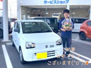 アルトご納車させていただきました☆彡