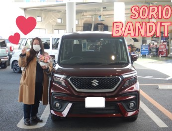 ソリオバンディットご納車させていただきました☆彡