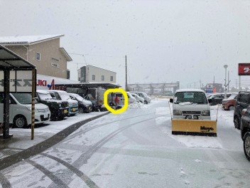 雪男現る！？