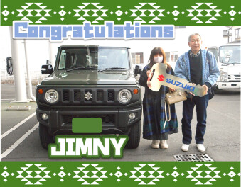 お待たせいたしました！ジムニーご納車です！