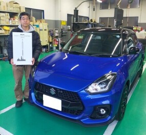 新車スイフトスポーツ納車しました
