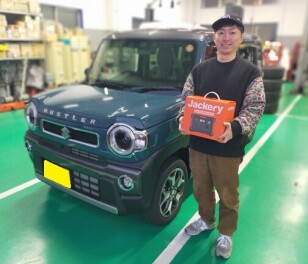 新車ハスラー納車しました