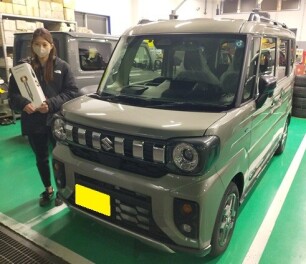 新車スペーシアギア納車しました