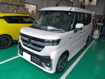 新車スペーシアカスタム納車しました