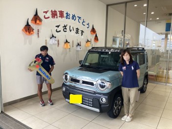 ハスラーご納車おめでとうございます！！