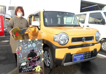 鮮やかなイエローハスラー納車！
