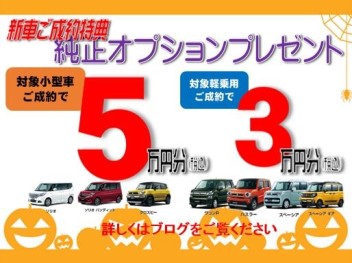 オプションプレゼント！期間限定！