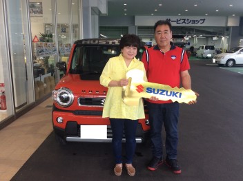 ハスラーご納車おめでとうございます！