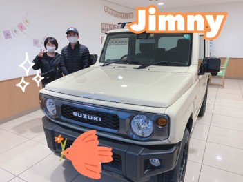 お待たせいたしました・・・！ジムニーご納車ですヾ(≧▽≦)ﾉ