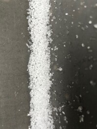 雪と思いきや・・・