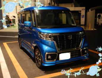 スペーシアカスタム納車させていただきました☆