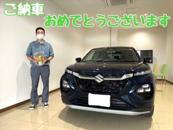 N様にフロンクスを納車させていただきました。