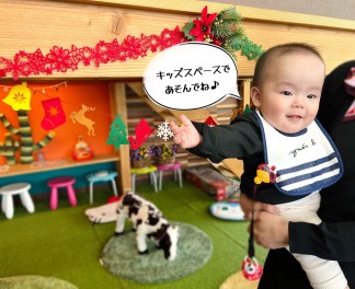 育休中のスタッフちゃんと赤ちゃんが来店してくれました