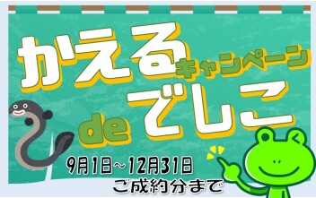 **かえるdeでしこキャンペーン**