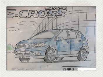 お子様に人気のスズキ車塗り絵は・・・？