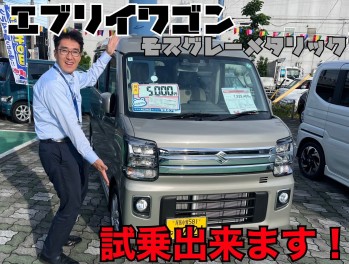 エブリイワゴンモスグレーあります！！！！！