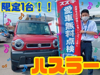 即納車可能！限定１台！ハスラー来ました！