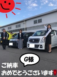 晴天にてご納車／Ｇ様