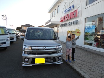 『ワゴンＲ』納車おめでとうございます!!