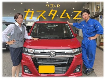 ワゴンRカスタムZの試乗車がやってきました★