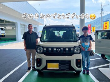 素敵なご夫婦がスペーシアギアをお迎えされました！