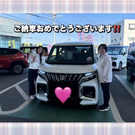 ソリオバンデットご納車おめでとうございます！！！