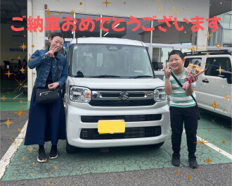 スペーシアご納車おめでとうございます！！